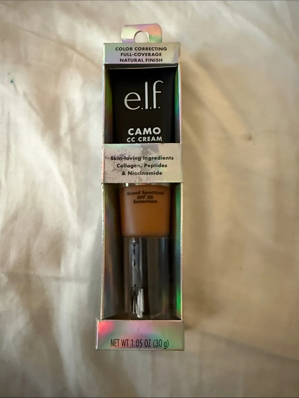 NWT e.l.f. Cosmetics Camo CC Cream SPF 30 - Shade tan 460